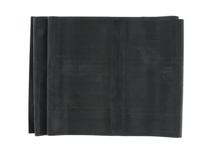 Banda pentru exercitii fizice fara latex - 1.5 m x 14 cm x 0,40 mm - negru