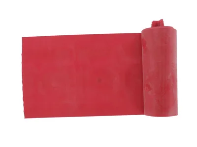 Banda pentru exercitii fizice fara latex - 5.5 m x 14 cm x 0.30 mm - rosu