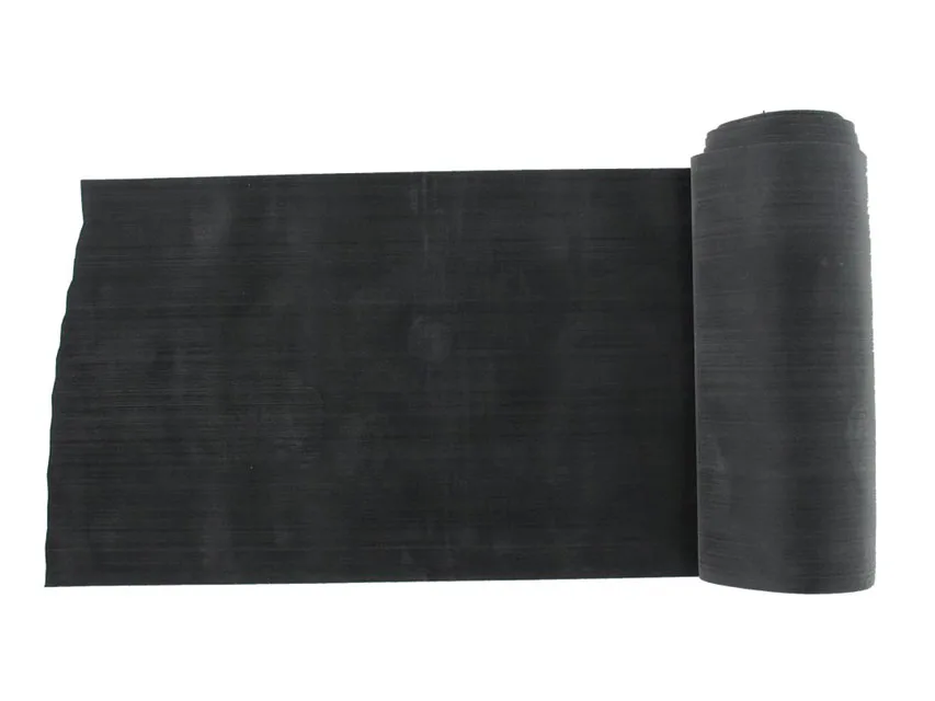 Banda pentru exercitii fizice fara latex - 5.5 m x 14 cm x 0.40 mm - negru