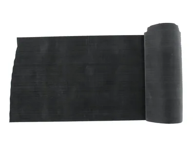 Banda pentru exercitii fizice fara latex - 5.5 m x 14 cm x 0.40 mm - negru