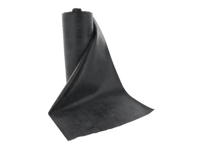 Banda pentru exercitii fizice fara latex - 5.5 m x 14 cm x 0.40 mm - negru