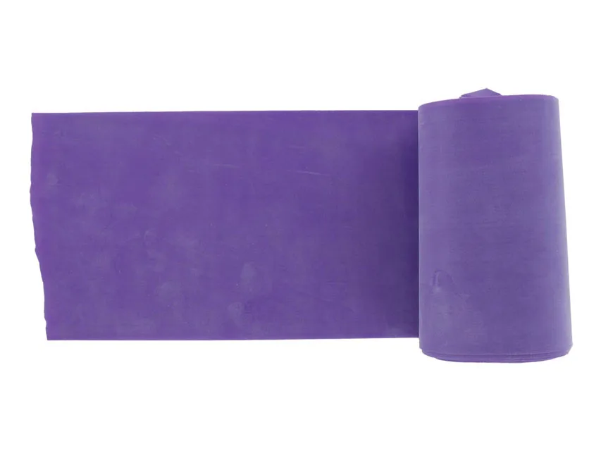 Banda pentru exercitii fizice fara latex - 5.5 m x 14 cm x 0.60 mm - violet