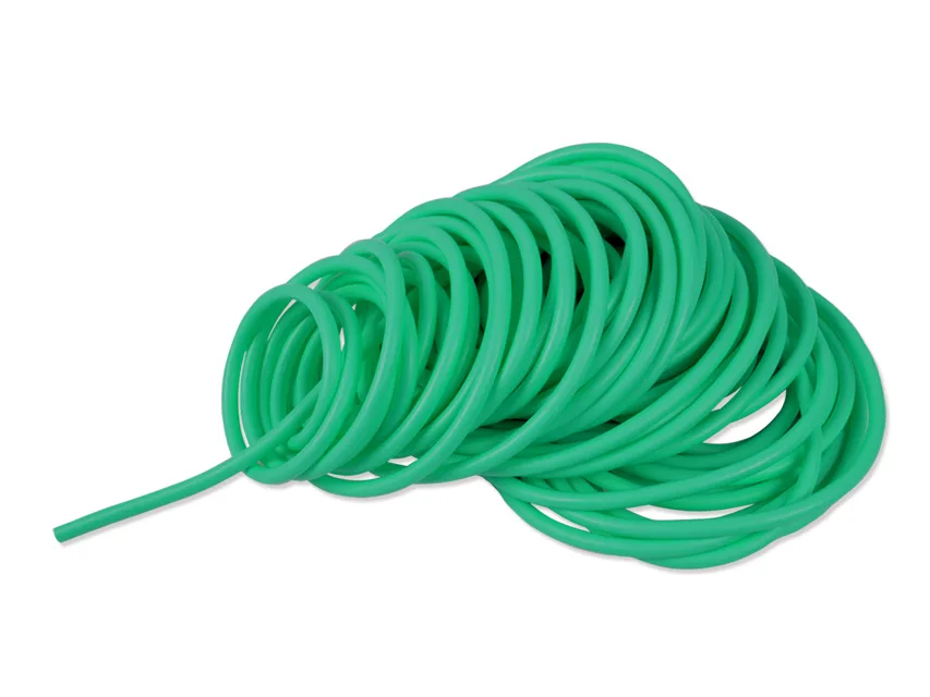 Tub de exercitii latex 25 m x 2.0 mm - deschis - verde