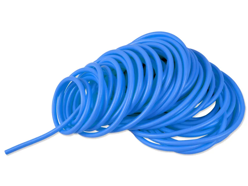 Tub de exercitii latex 25 m x 3.0 mm - greu - albastru