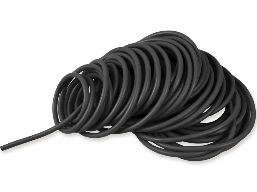 Tub de exercitii latex 25 m x 3.5 mm - x-greu - negru