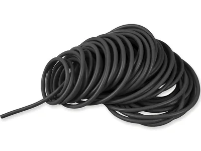 Tub de exercitii latex 25 m x 3.5 mm - x-greu - negru