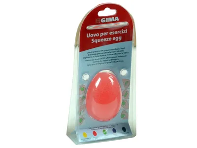 Minge termoplastica pentru exercitii maini si degete - soft - rosu