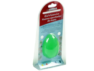 Minge termoplastica pentru exercitii maini si degete - medium - verde