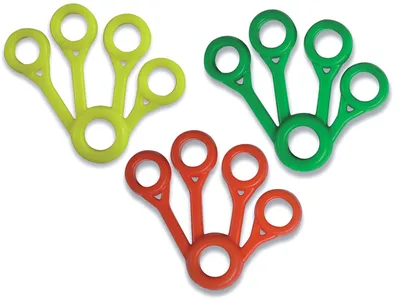 Set dispozitiv exercitii pentru degete - light/medium/heavy (set de 3buc)