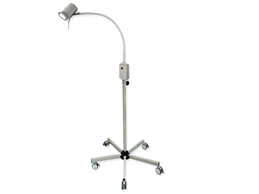 Lampa medicală HYRIDIA 7 LED cu brat flexibil - cărucior