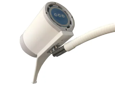 Lampa medicală HYRIDIA 7 LEDS cu braț metalic cu arc - cărucior