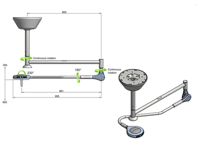 Saturno operating LED light - plafon