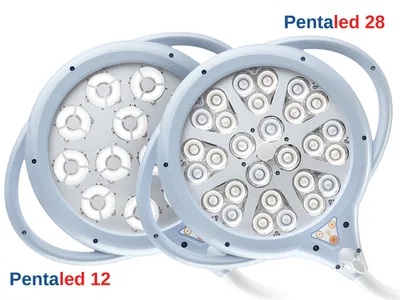Pentaled 28 LED light - cărucior cu grup baterie