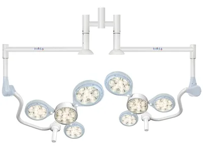 Lampa scialitica chirurgicala Quattroluci LED Dubla de tavan