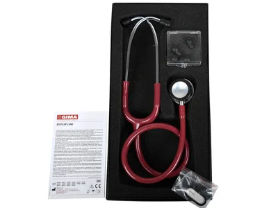 Stetoscop Evolve dual head - cap strălucitor - Y burgundy