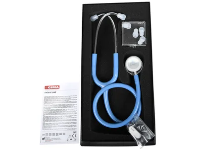 Stetoscop EVOLVE DUAL HEAD - cap lucios - turcoaz Y