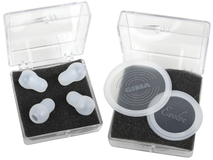 Kit Evolve: 2 membrane plutitoare + 2 perechi de dopuri auriculare - transparent - piese de schimb
