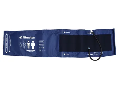 Manseta Riester pentru adult mare cu velcro L-XL 32-52 cm cu conector pentru 49960-1 - 164 - rezervă
