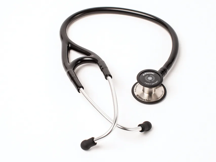 Stetoscop Riester Cardiophon 2.0 oțel inoxidabil - negru
