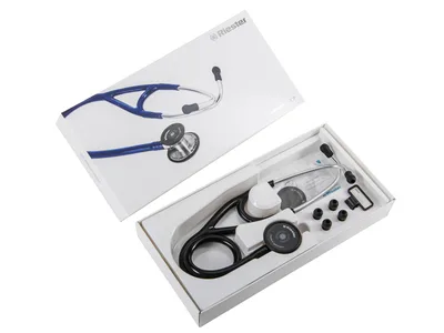 Stetoscop Riester Cardiophon 2.0 oțel inoxidabil - negru