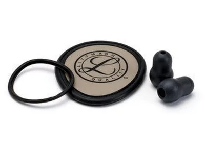Kit accesorii 3M Littmann - Diafragma + Inel + Maneca clopot + Oliveti pentru Lightweight - negru - blister