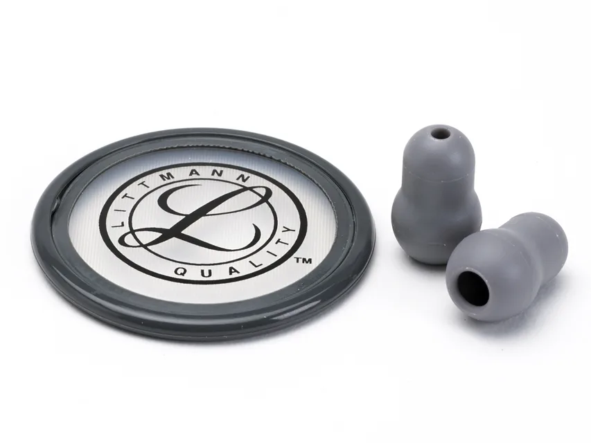 Kit accesorii 3M™ Littmann® - diafragmă + inel + capete auriculare pentru Master Classic - gri - blister