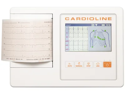 Cardioline ECG100L Glasgow - ecran tactil color 5"