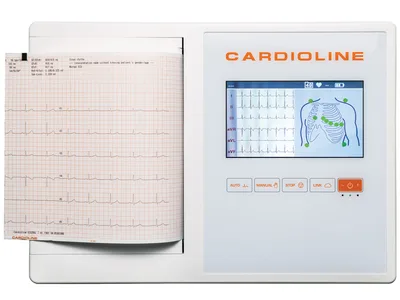 Cardioline ECG200L Glasgow - ecran tactil color 7"