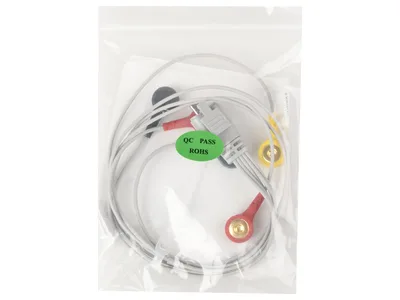 Fir pentru ECG - 5 electrozi tip buton - opțional pentru 54300