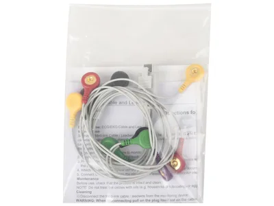 Cablu ECG - 10 electrozi tip buton - piesa de schimb pentru 54300
