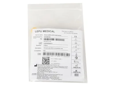 Cablu ECG - 10 electrozi tip buton - piesa de schimb pentru 54300