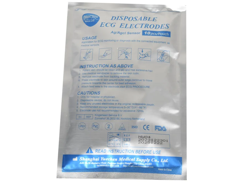 Electrozi ECG desipozabili - adult - rezervă pentru 54300