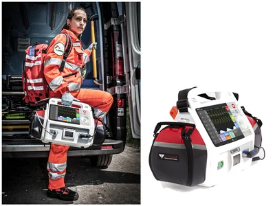 Defibrillator Rescue Life 9 cu AED și temperatură - alte limbi