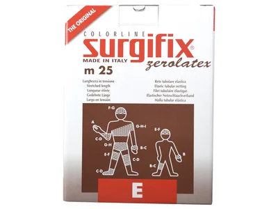 Plasă tubulară elastică E pentru picior, genunchi, picior - fără latex