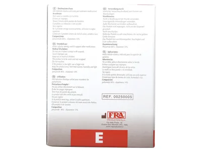 Plasă tubulară elastică E pentru picior, genunchi, picior - fără latex