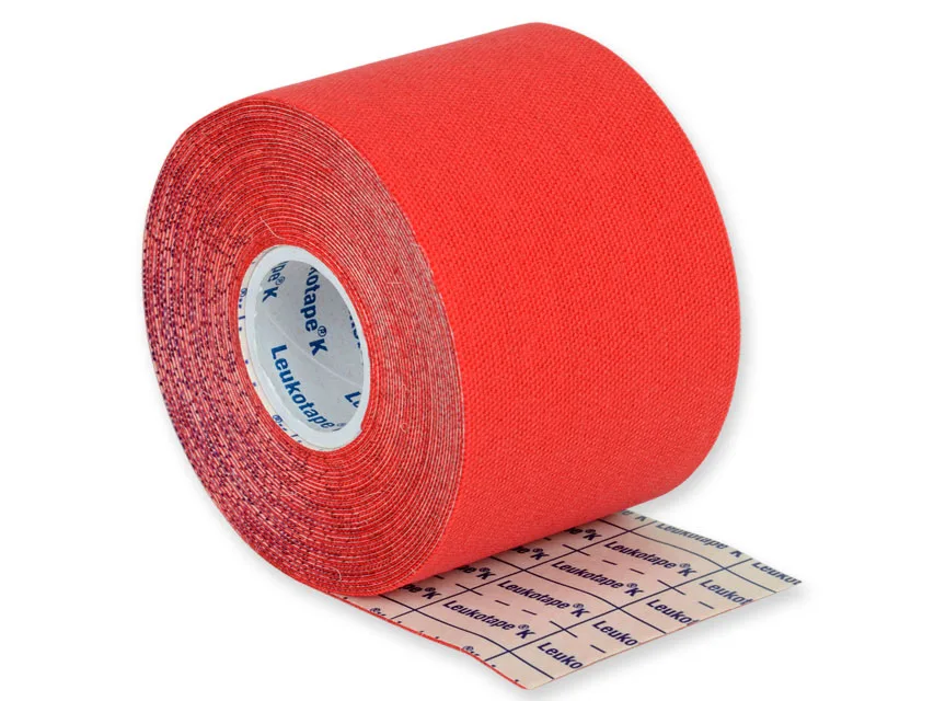Leukotape K neuromuscular tape 5 m x 5 cm - roșu