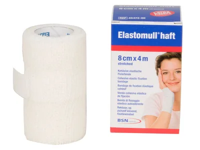 Bandaj elastic adeziv Elastomull Haft 4 m x 8 cm