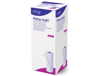 Peha-haft bandaj coeriu elastic fără latex 4 m x 12 cm