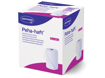 Peha-haft bandaj cohesiv elastic fără latex 20 m x 10 cm