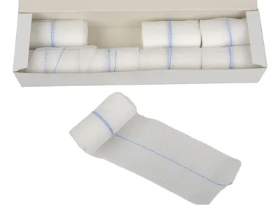 Gază panglică din bumbac 5 m x 7.5 cm - X-Ray