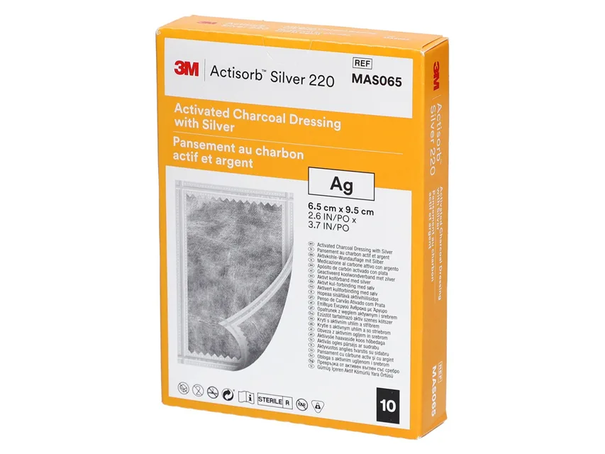 Actisorb Silver 220 3M 6.5x9.5 cm