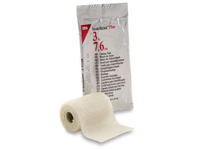 Scotchcast 3M 7.5 cm x 3.65 m - alb