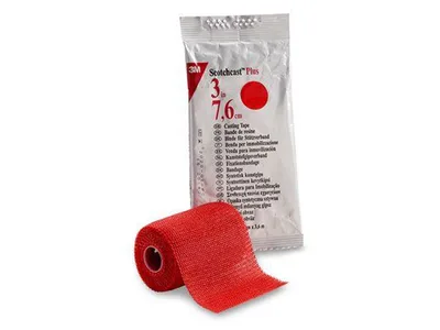 Scotchcast 3M 7.5 cm x 3.65 m - roșu
