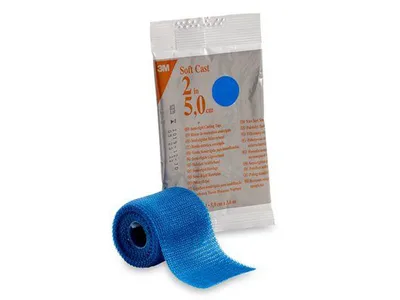 Soft-Cast 3M 5 cm x 3.65 m - albastru