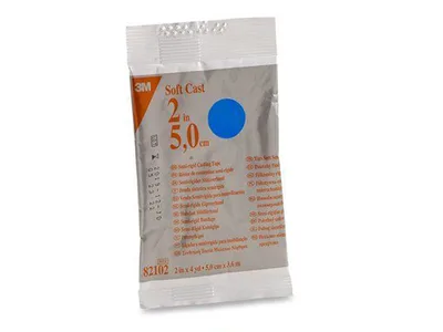Soft-Cast 3M 5 cm x 3.65 m - albastru