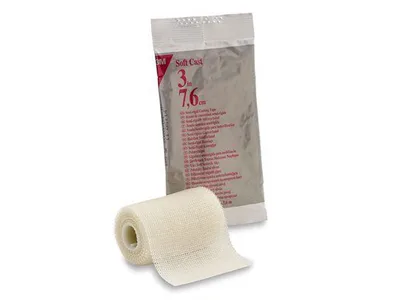 Soft-Cast 3M 7.5 cm x 3.65 m - alb