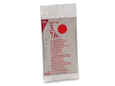 SOFTCAST 3M 7.5 cm x 3.65 m - roșu