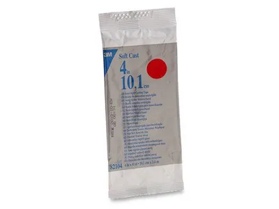 Softcast 3M 10 cm x 3.65 m - roșu