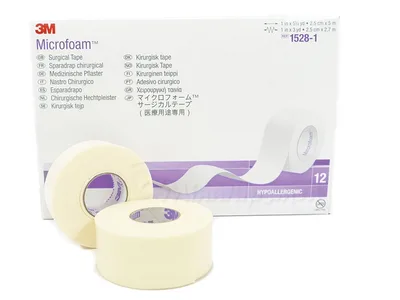 Bandă chirurgicală Microfoam 3M 25 mm x 5 m