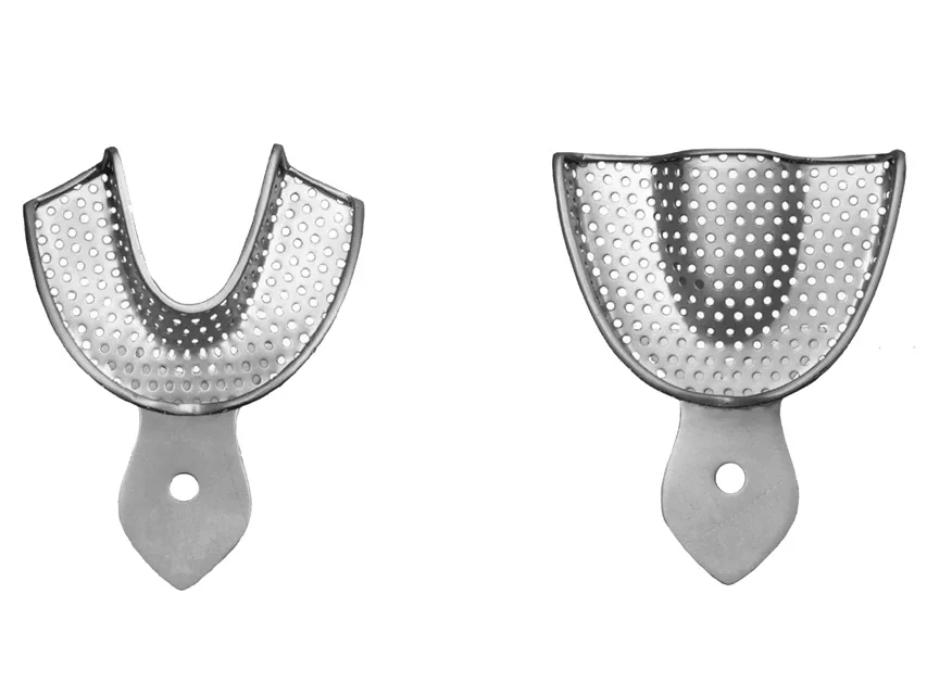 Tăvi de impronta - set de 10 perforate